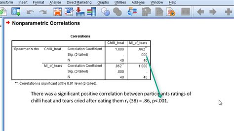 Spearman’s Rho Correlation in SPSS 